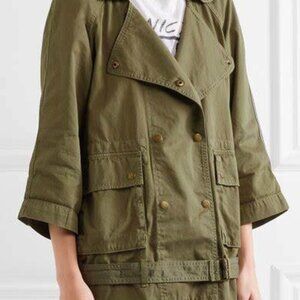 Current/Elliot The Infantry Oversized Jacket Olive Green Size 2